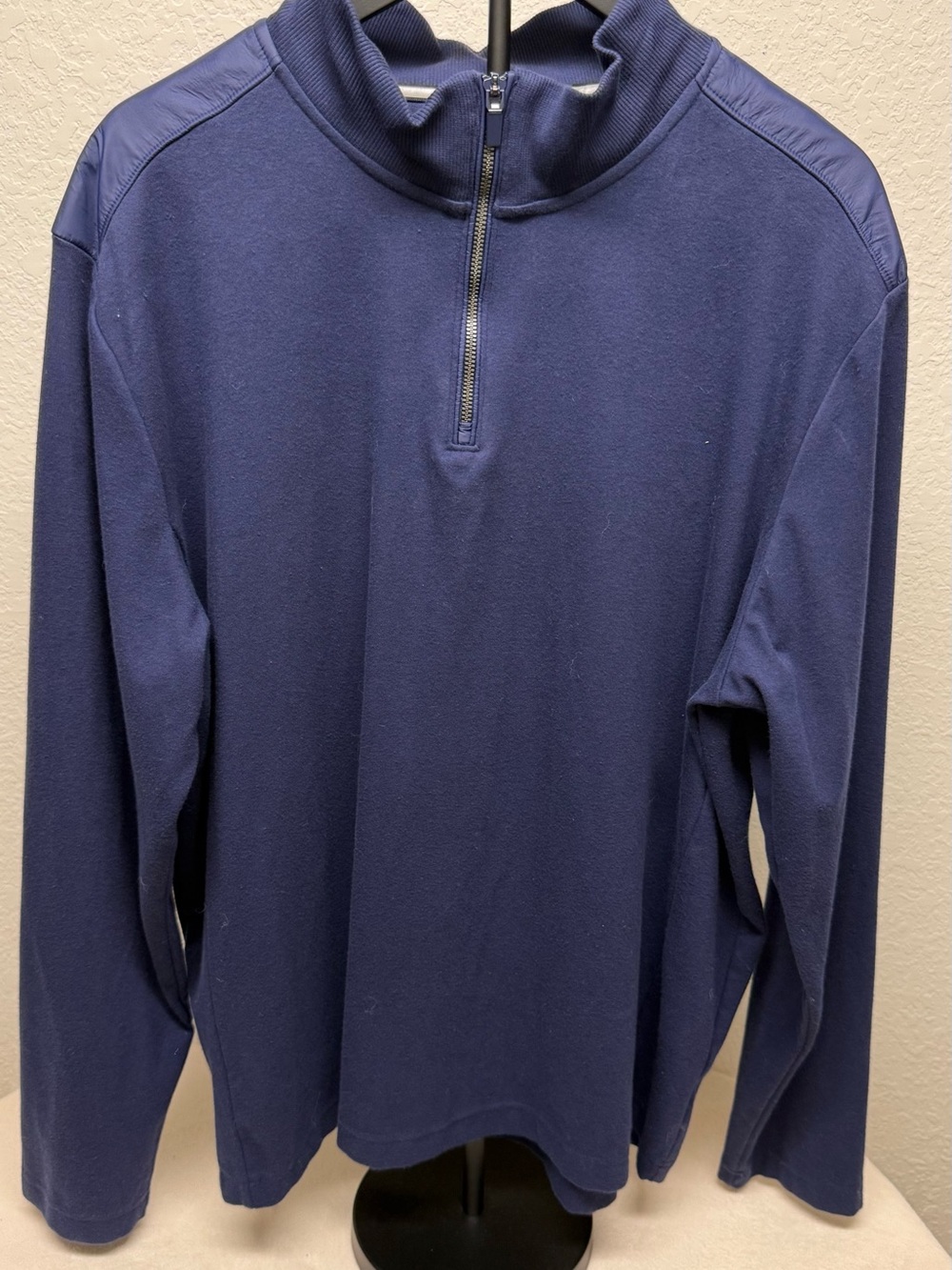 Kenneth Cole Men's Dark Navy Half-Zip Pullover